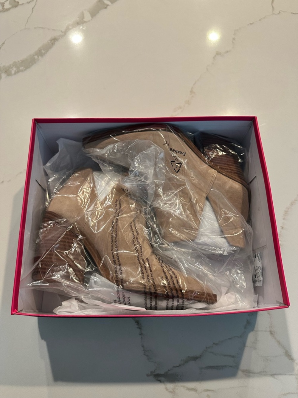 Vince Camuto Taupe Suede Pointed Ankle Booties - Picture 3 of 3